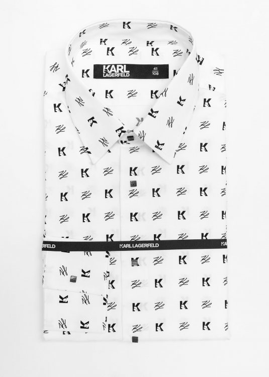 Karl Lagerfeld Πουκάμισο της σειράς Logo - 605000 534606 19 White