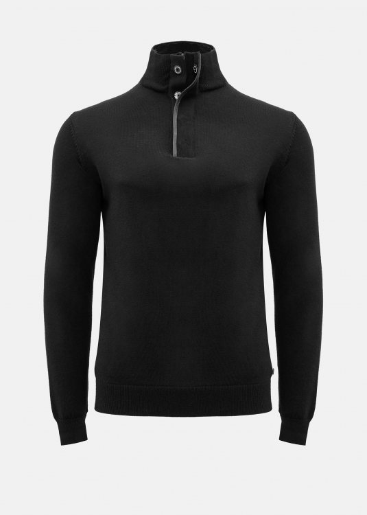 sold out - Karl Lagerfeld Pullover της σειράς Knit Troyer - 655005 524399 990 Black