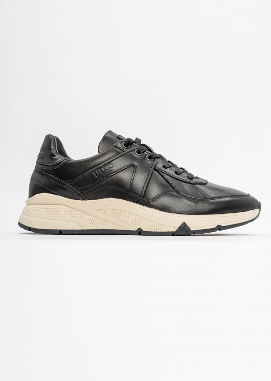 BOSS Δερμάτινα Sneakers της σειράς Sport - UV420 Black Burn