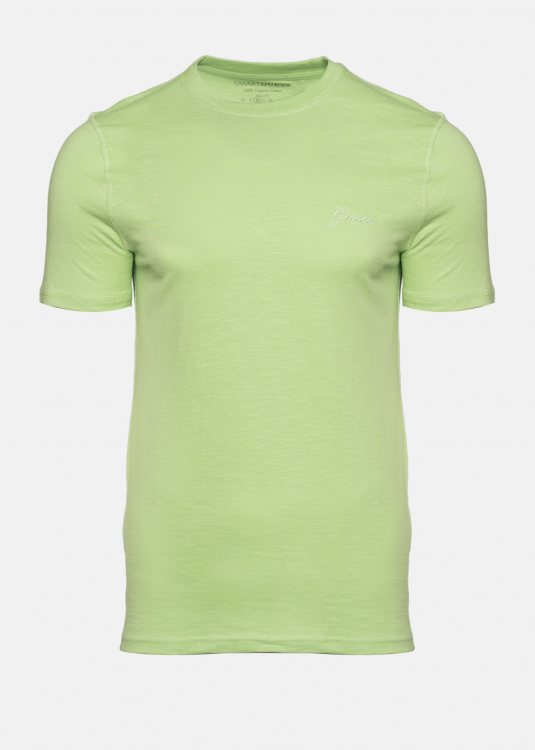 Guess Κοντομάνικη Μπλούζα της σειράς Jersey - M2GI19K6XN1 A80G Light Green