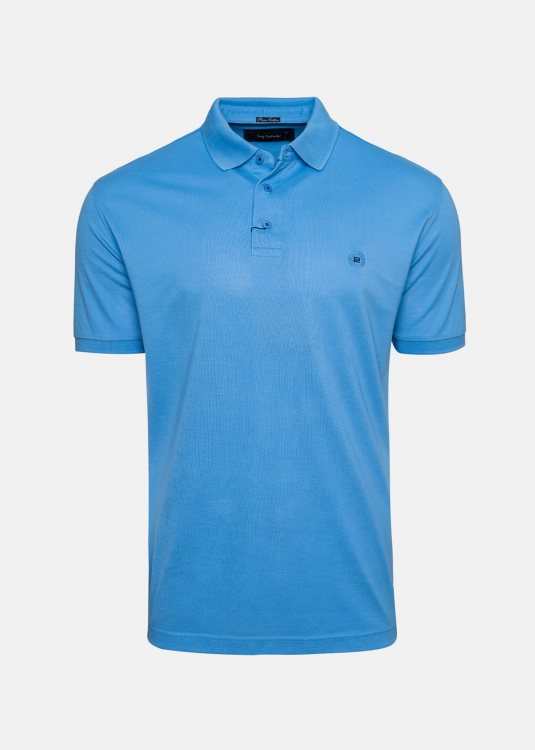 Guy Laroche Polo Μπλούζα της σειράς Pima Cotton - GL2219090 3 Pastel Blue