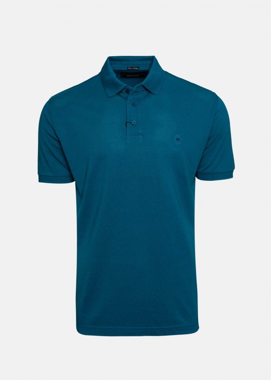 Guy Laroche Polo Μπλούζα της σειράς Pima Cotton - GL2219090 11 Blue Aqua