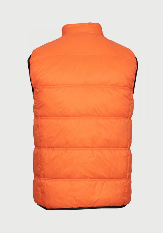 Karl Lagerfeld Διπλής όψεως Αμάνικο της σειράς Vest Rev - 505401 531591 917 PS Black/ Orange φωτογραφία