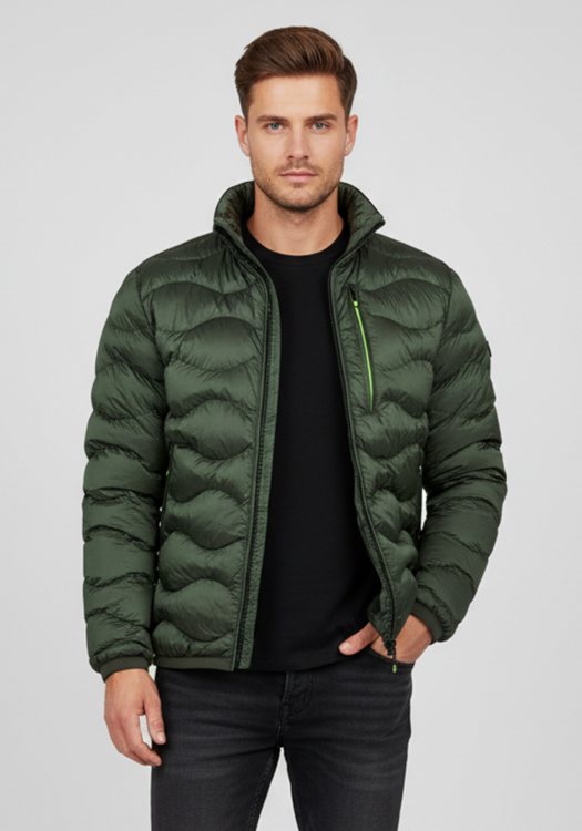 Wellensteyn Μπουφάν της σειράς Airweight - AIRWM 887 Metallicgreen