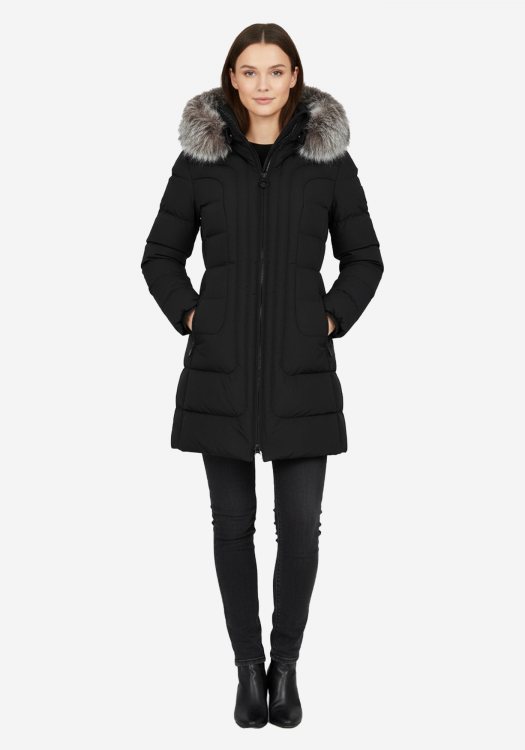 Wellensteyn Μπουφάν της σειράς Belvitesse Lady Long - BVDL 44 Black 