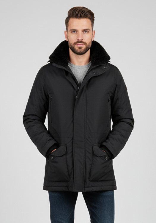 Wellensteyn Μπουφάν της σειράς Halifax - HALI 870 Black