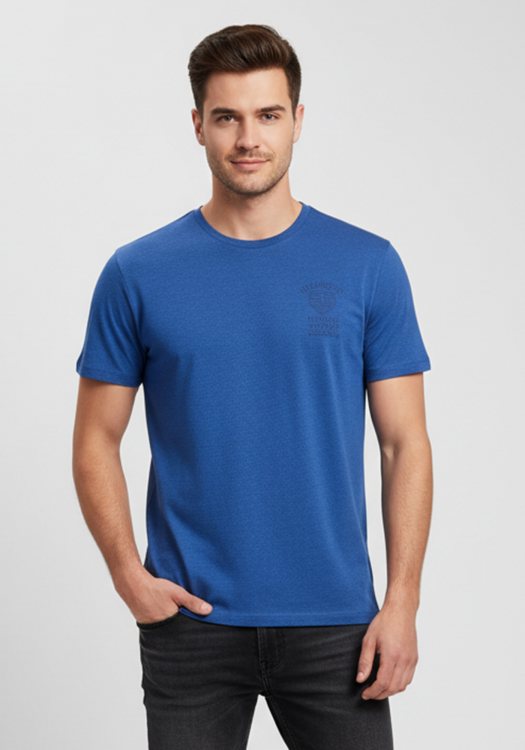 Wellensteyn Μπλούζα της σειράς Rneck - OTMSR 972 Royalblue Melange