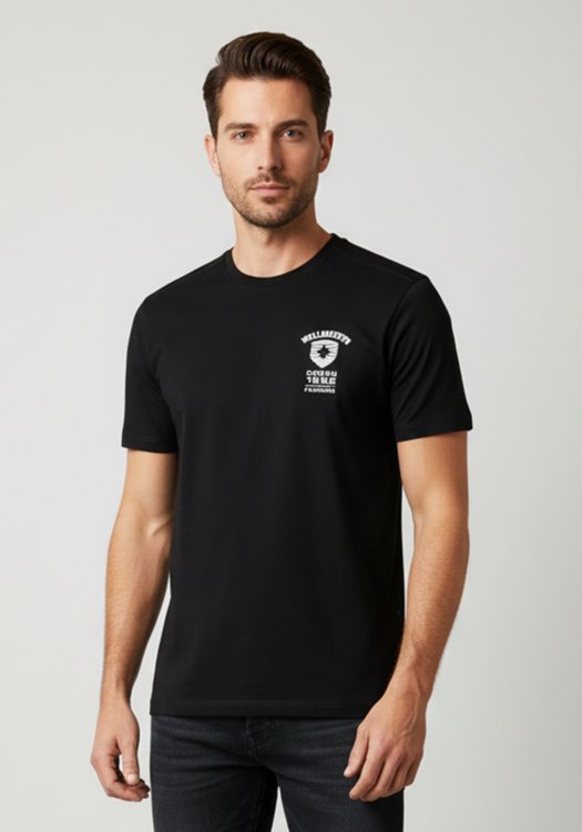 Wellensteyn Μπλούζα της σειράς Vneck - OTMSV 972 Black