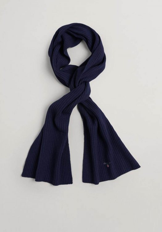 GANT Κασκόλ της σειράς Wool Knit - 9920002 410 Blue Marine