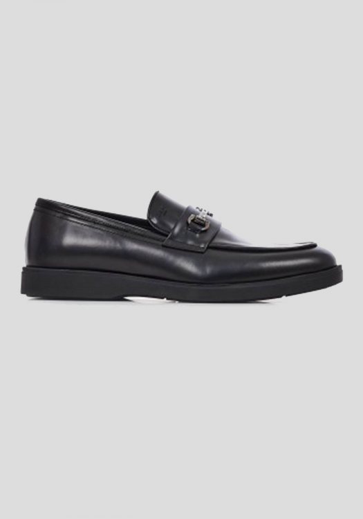 BOSS  Δερμάτινα Παπούτσια της σειράς Loafers - U6895 Black Bergamo
