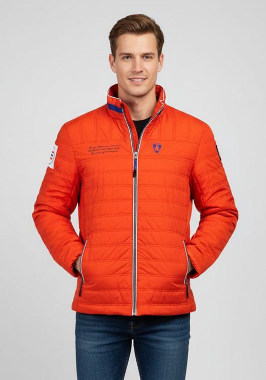 Ανδρικό Μπουφάν Man Jacket σε κανονική γραμμή - 8088 RED