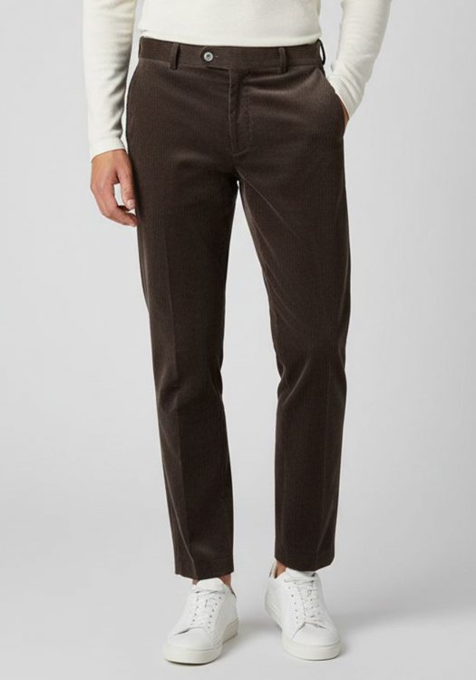 Ανδρικό Κοτλέ Παντελόνι Udine σε κανονική γραμμή - Brown 280