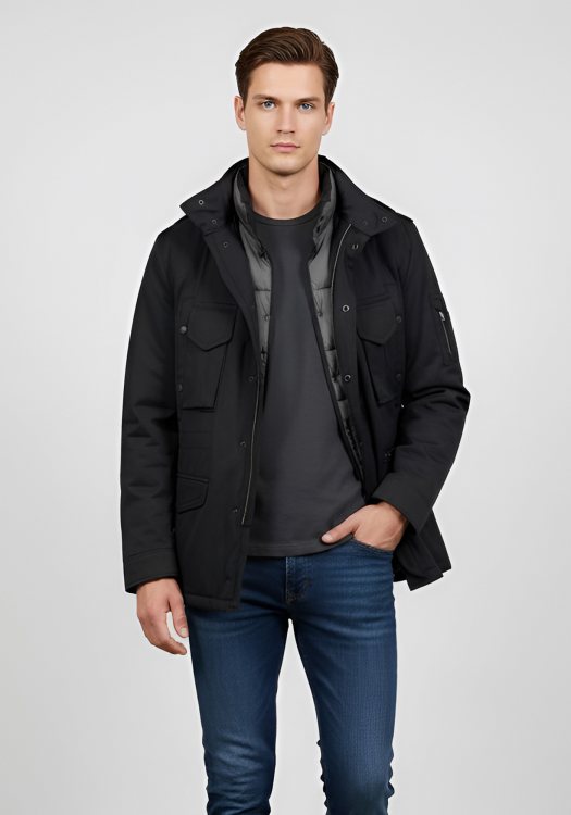 Ikks Μπουφάν της σειράς Double - M123M655 45 Grey