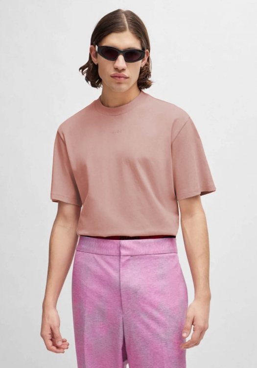 HUGO Κοντομάνικη T-shirt της σειράς Dapolino - 50488330 681 Light Pink