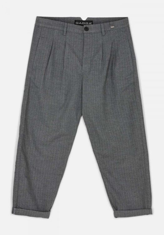 GABBA Παντελόνι της σειράς Firenze Pal - 10172 910 Grey Stripe