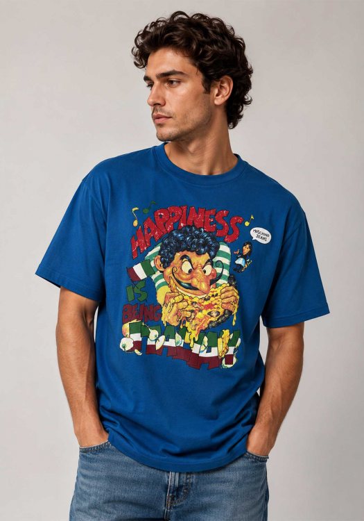 Moschino Μπλούζα Mad - M 7 004 15 M 0460 X13 Bue