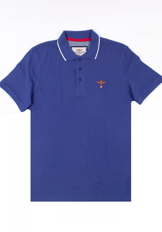 Aeronautica Militare Polo της σειράς M.C. - PO1308 Blue/ Purple