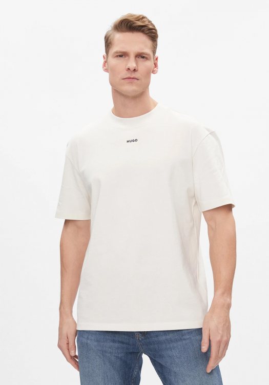 HUGO Κοντομάνικη T-shirt της σειράς Dapolino - 50488330 121 Open White