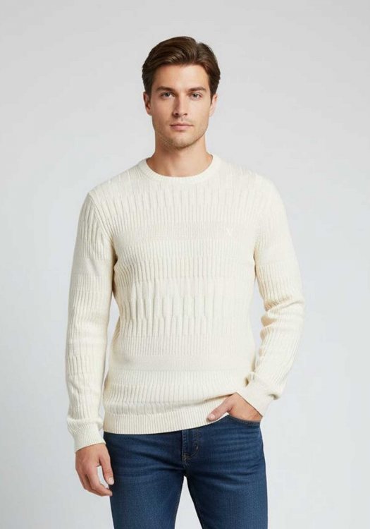 Versace Jeans Couture Pullover της σειράς Knitwear -  53 OV1822 81520 003 Off White