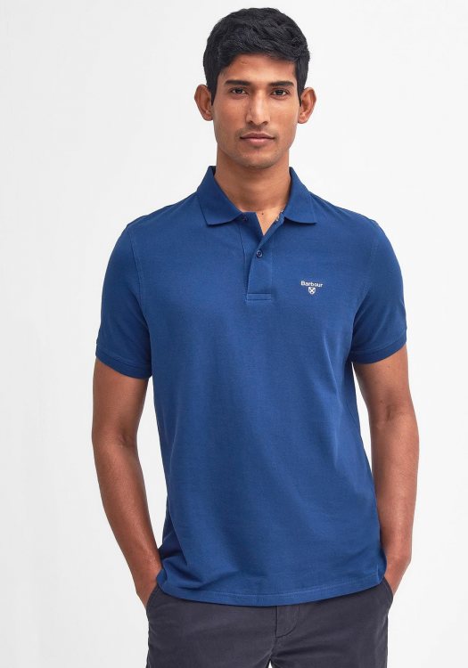 Barbour Polo Μπλούζα της σειράς Lightweight - MML1367 NY31 Deep Blue