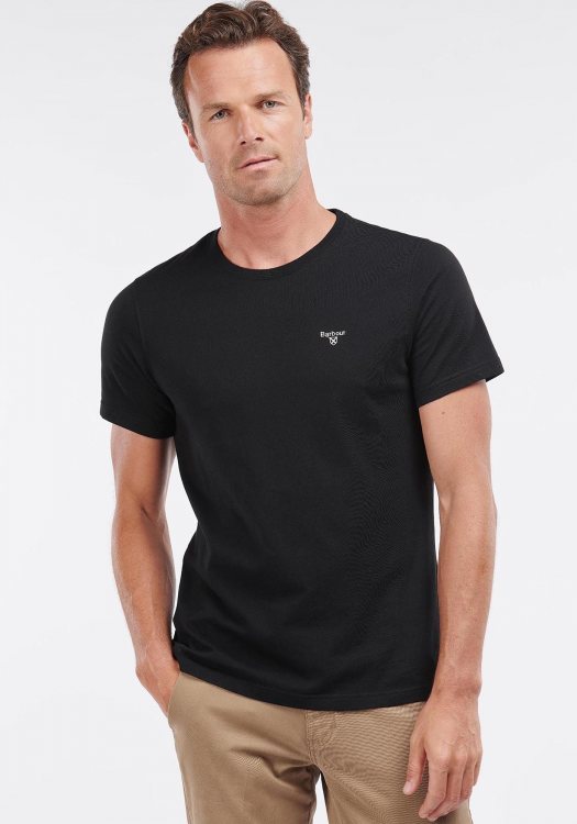 Barbour T Shirt της σειράς Essential - MTS0331 BK31 Black