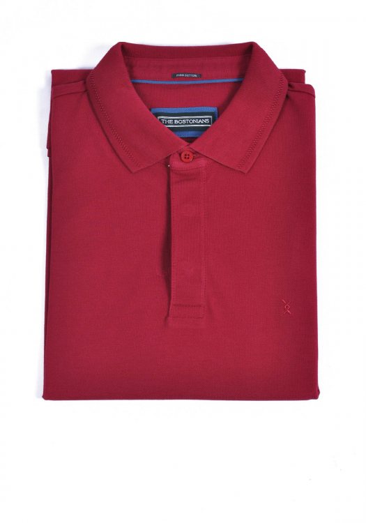 The Bostonians Regular Fit Polo 3PS1050 - 3PS1050 B00257 Red