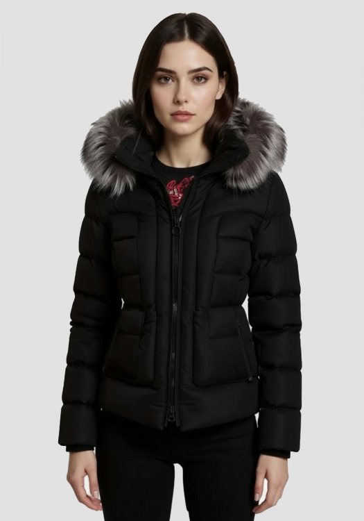 Wellensteyn Μπουφάν της σειράς Belvitesse Lady Short - BVDS 565 Black