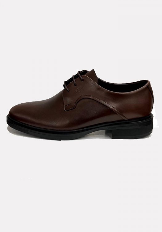 BOSS Shoes Δερμάτινα Παπούτσια της σειράς Akdor - C7786 Brown Akdor