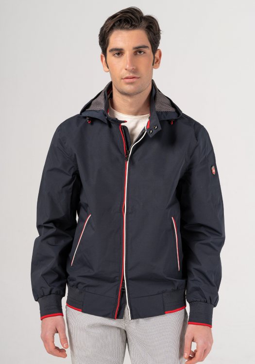 Wellensteyn Μπουφάν στης σειράς College 825 - COLL DRW Darknavy Red White