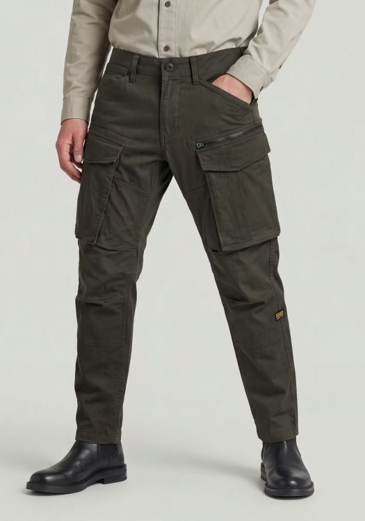 G Star Cargo Παντελόνι Rovic Zip 3D Tapered - D02190 5126 995 Asfalt