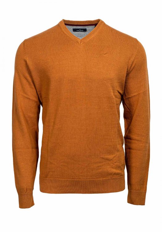 Ανδρικό Pullover σε κανονική γραμμή - Brown 430