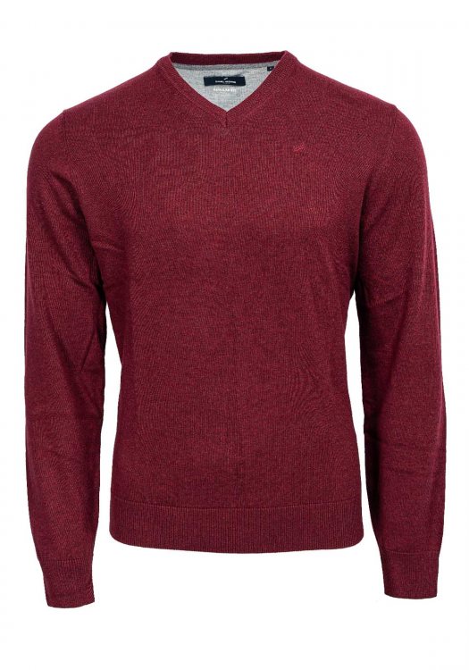 Daniel Hechter Pullover της σειράς VNeck - 65020 192802 360 Cherry 