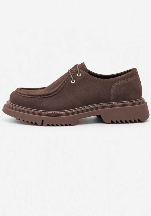 BOSS Shoes Δερμάτινα Suede - E8107 Brown 