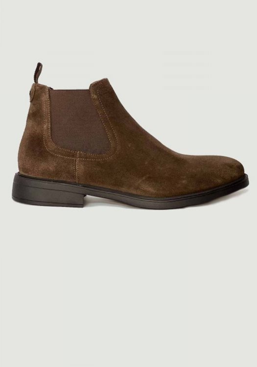 BOSS Shoes Suede Chelsea Boots της σειράς Suede - C7861 Brown