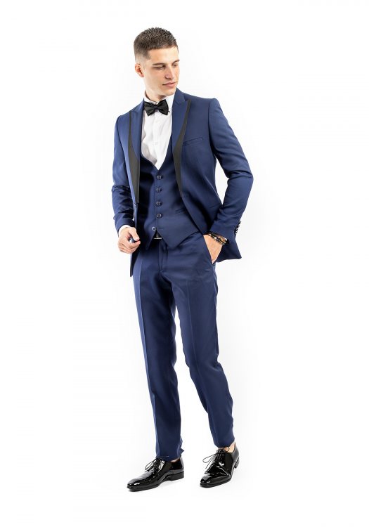 Fragosto Κοστούμι  Slim Fit -  Blue