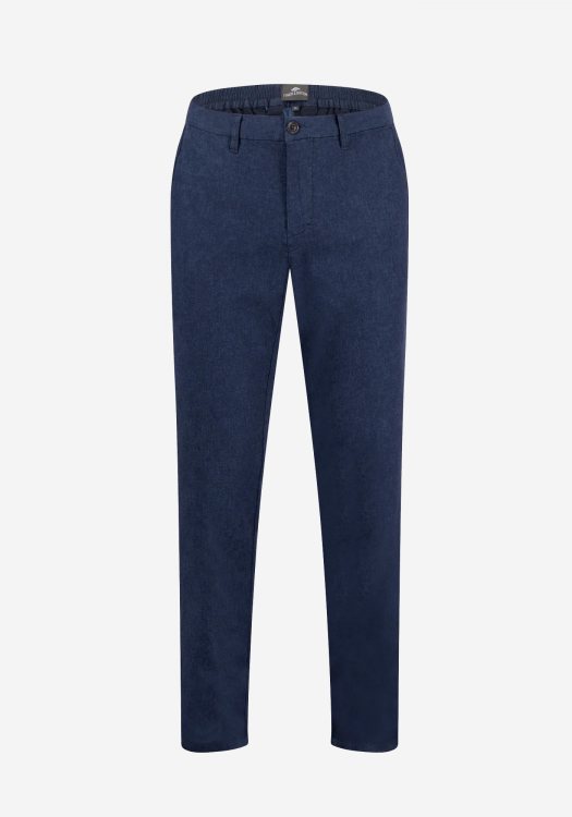 Fynch Hatton Λινό Παντελόνι της σειράς Lock - 1503 2818 688 Dark Navy