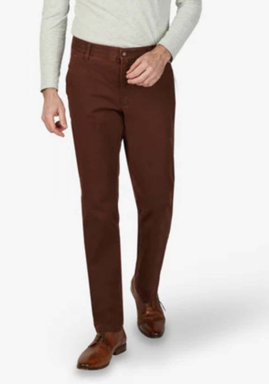 Club of Comfort Παντελόνι της σειράς Garvey - 7218 95 G14 Brick Red