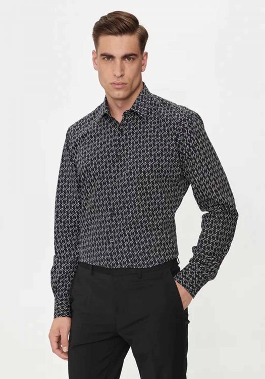 Karl Lagerfeld Πουκάμισο της σειράς Logo - 605000 533678 991 Black