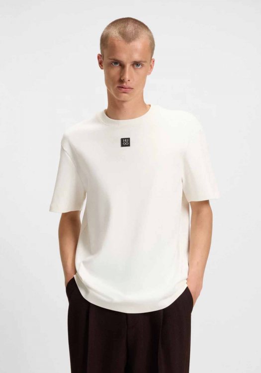 HUGO Κοντομάνικη T-shirt της σειράς Dalile - 50505201 103 Natural