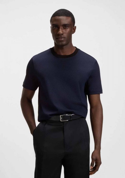 BOSS Κοντομάνικη T-shirt της σειράς C Thompson - 50543884 404 Dark Blue