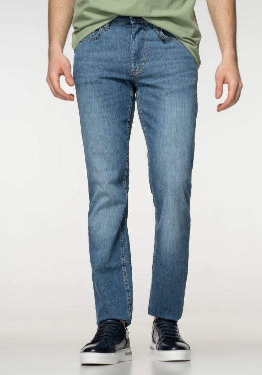 Fynch Hatton Jean Παντελόνι της σειράς Denim - 1302 2900 668 Mid Blue