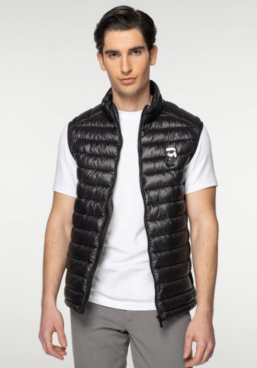Karl Lagerfeld Αμάνικο Μπουφάν της σειράς Vest Nos - 505023 500590 990 Black