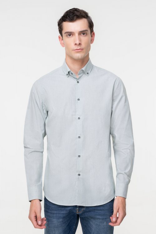Ivergano Πουκάμισο της σειράς Stripe - 6701 020 006 Green