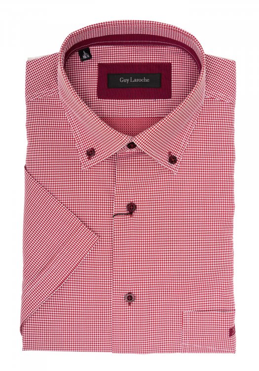 Guy Laroche Πουκάμισο της σειράς Short Sleeve - GL2218413 BDSS 5 Red