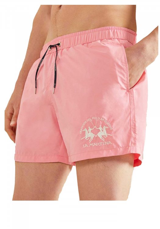 Man nylon swim Short NMM001 PA023 - Pink