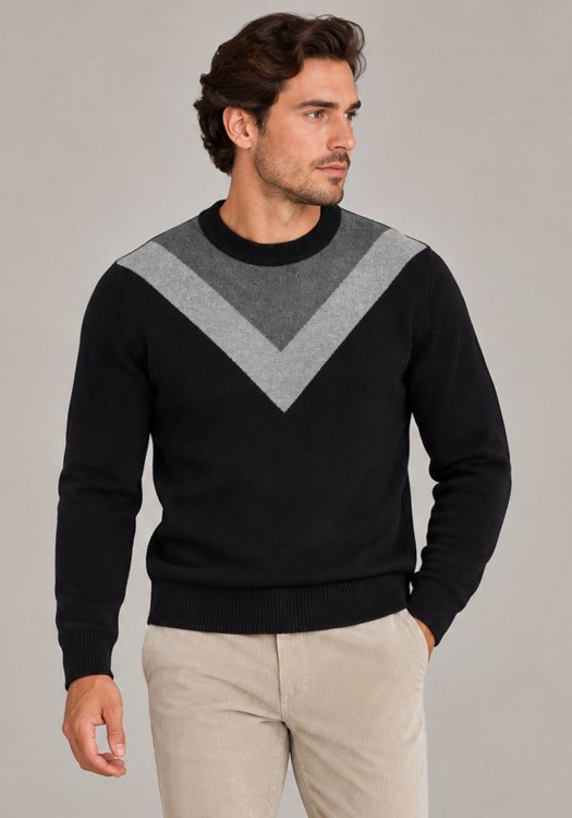 Hamaki-Ho Pullover Girocollo - MI3256H Nero