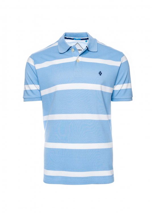 Burlington Polo Μπλούζα της σειράς Pique - 60458 136 6201 Ciel