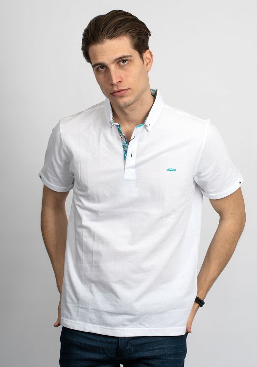 Dario Beltran Polo T-Shirt 1705 - White
