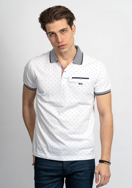 Dario Beltran Polo T-Shirt - White
