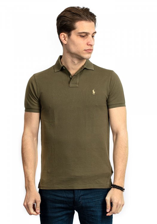 Polo Ralph Lauren Polo Μπλούζα της σειράς Stretch Mesh - 710782592 Khaki